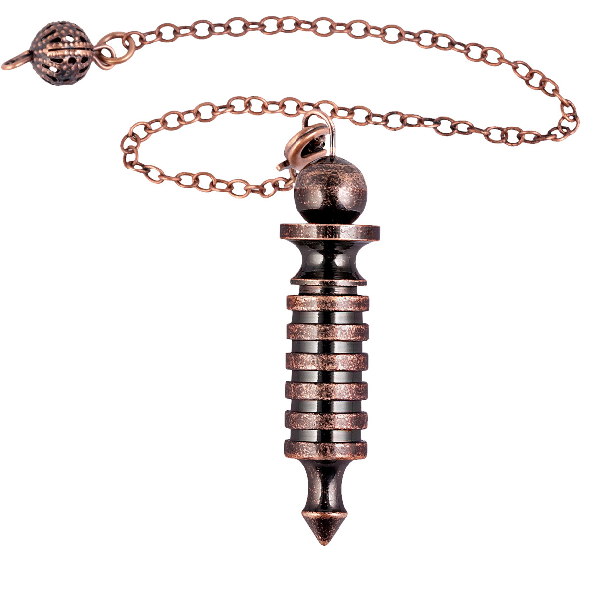 metal copper dowsing pendulum